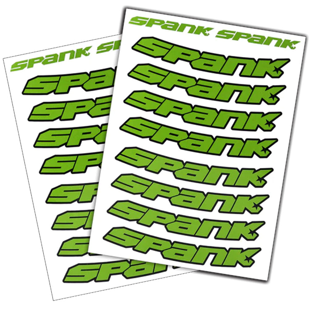 Spank Spank Rim Decals - Bright Green-0
