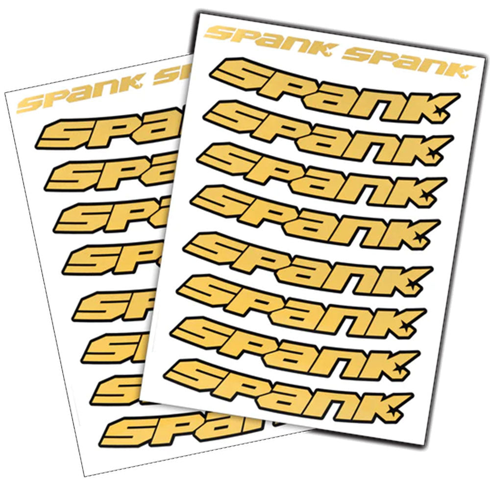 Spank Spank Rim Decals - Gold-0