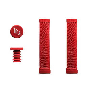 Title Form Slip-On Grips , Red-0
