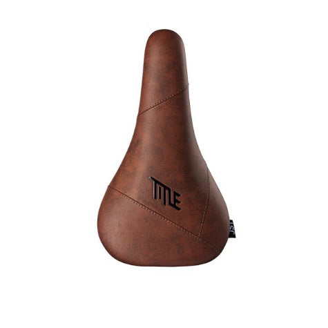Title JS1 Saddle, CrMO Rails, Dark Brown-0