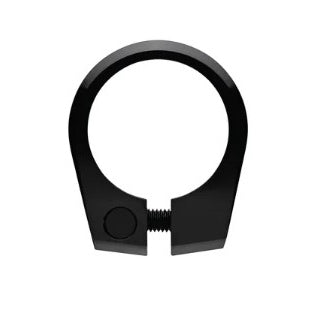 Title Bolt-On Seatpost Clamp, 39.4mm, Black-0