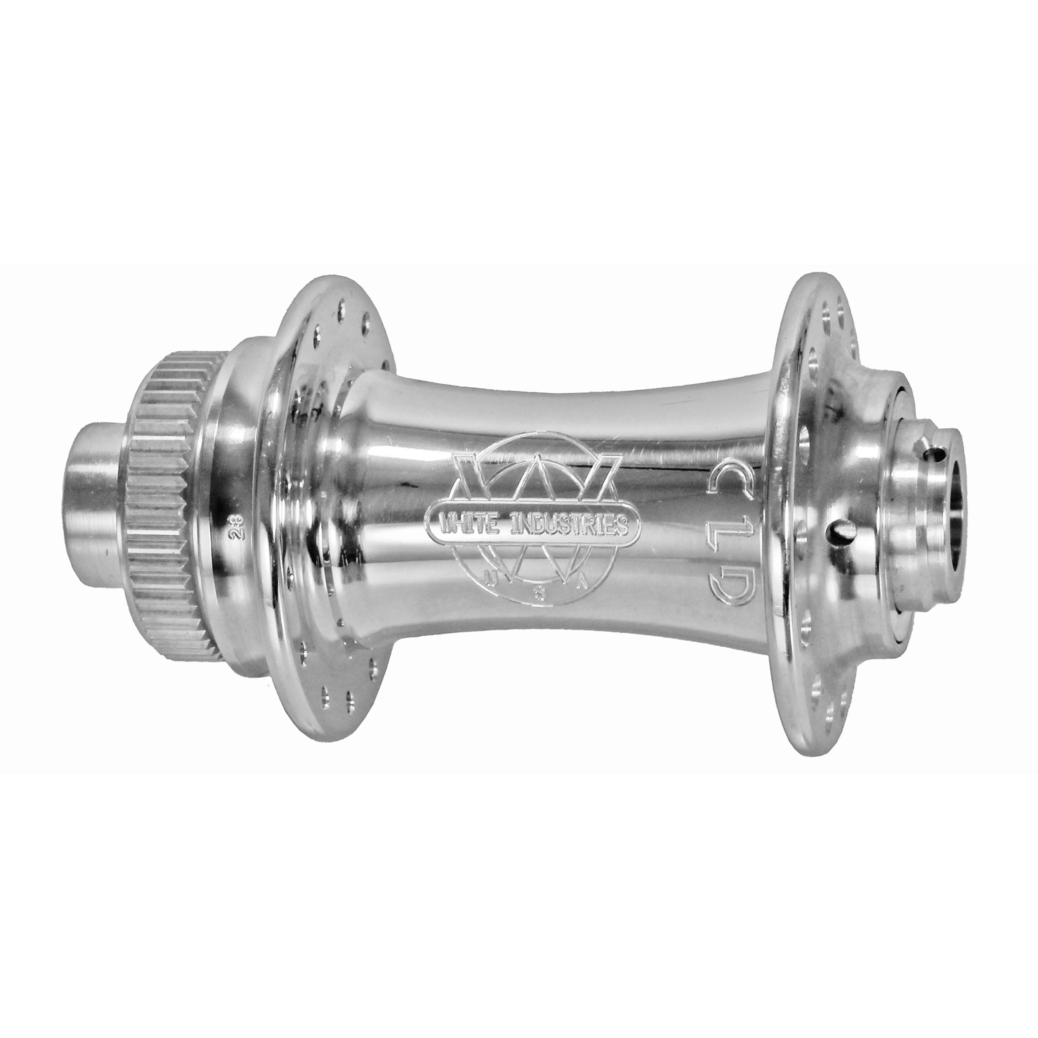 White Industries Front CLD TA Hub, 12x100mm 24h, Silver-0