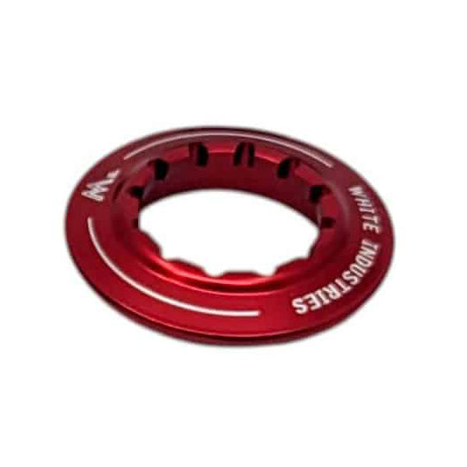 White Industries CenterLock Lockring, Internal, Red, Each-0