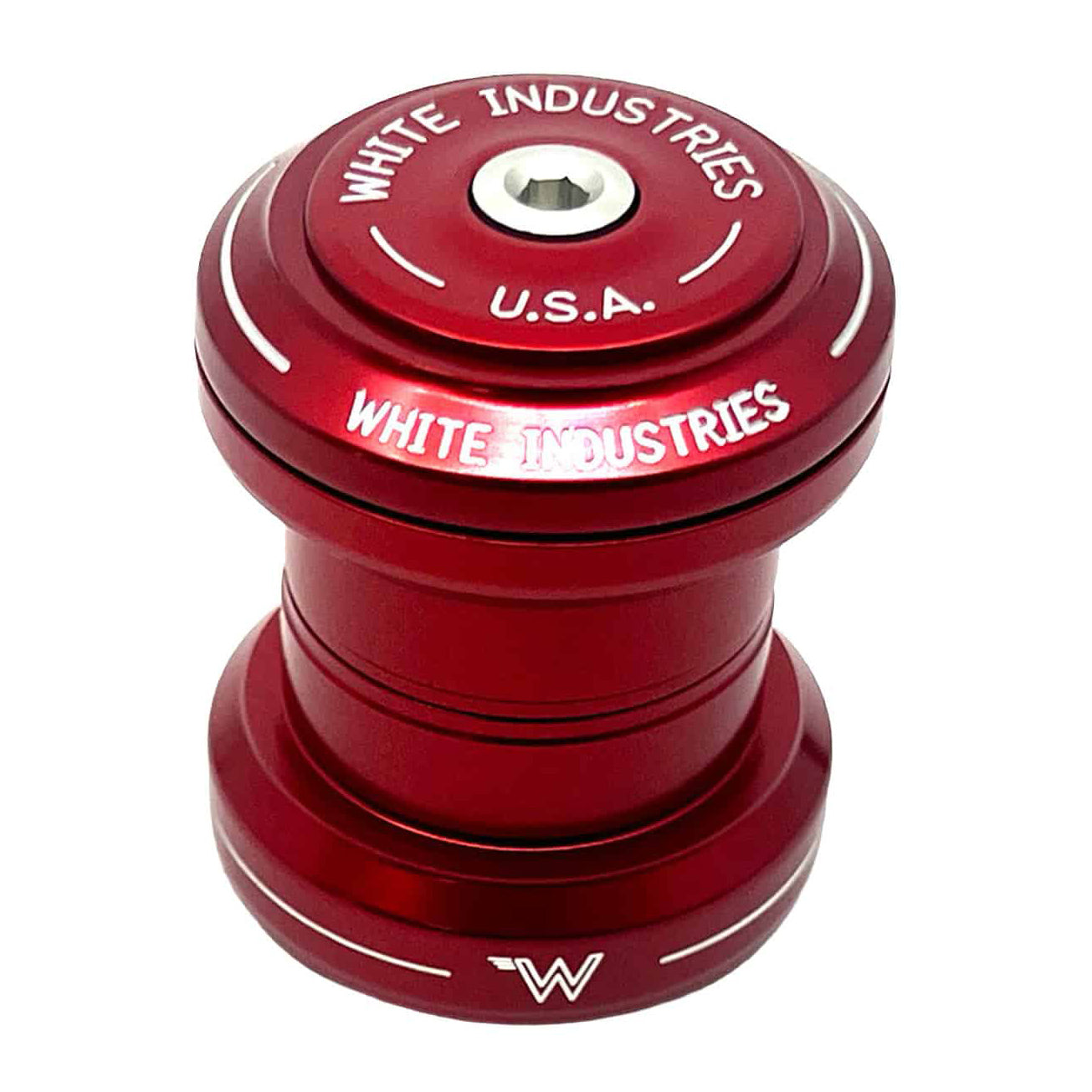 White Industries Headset EC34/28.6|EC34/30, Red-0