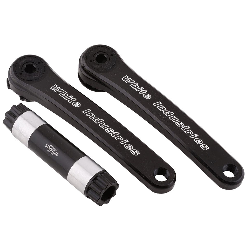 White Industries M30 Mountain Cranks, 30mm Spindle, 175mm, Black  NLS-0