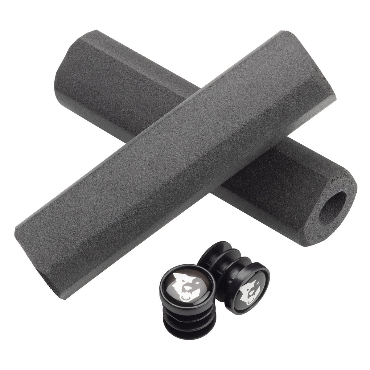 Wolf Tooth Components Mega FatPaw Cam 11.5mm Thick Grip Set, Black-0