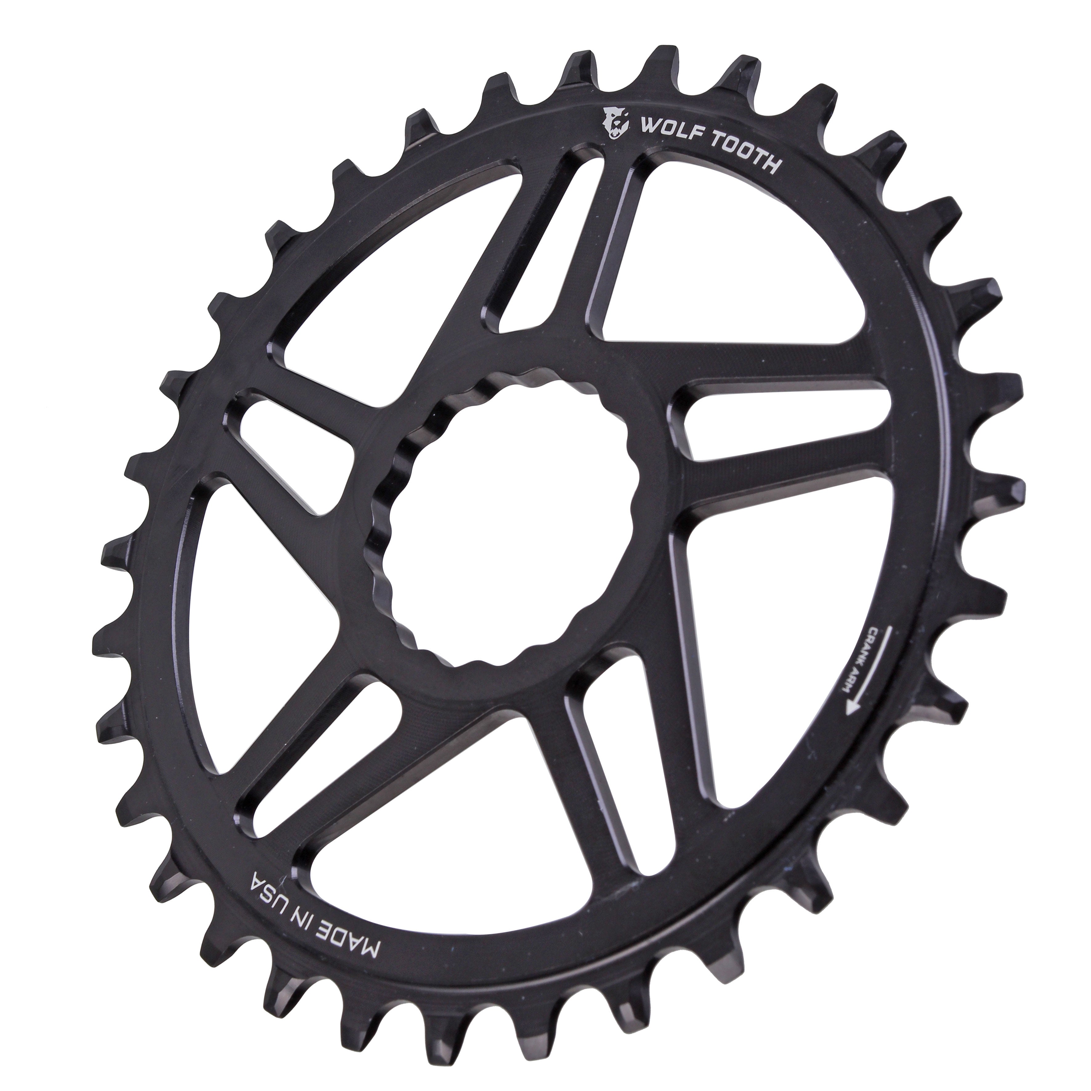 Wolf Tooth Components Cinch Boost Chainring (HG+), 32T, Black-0