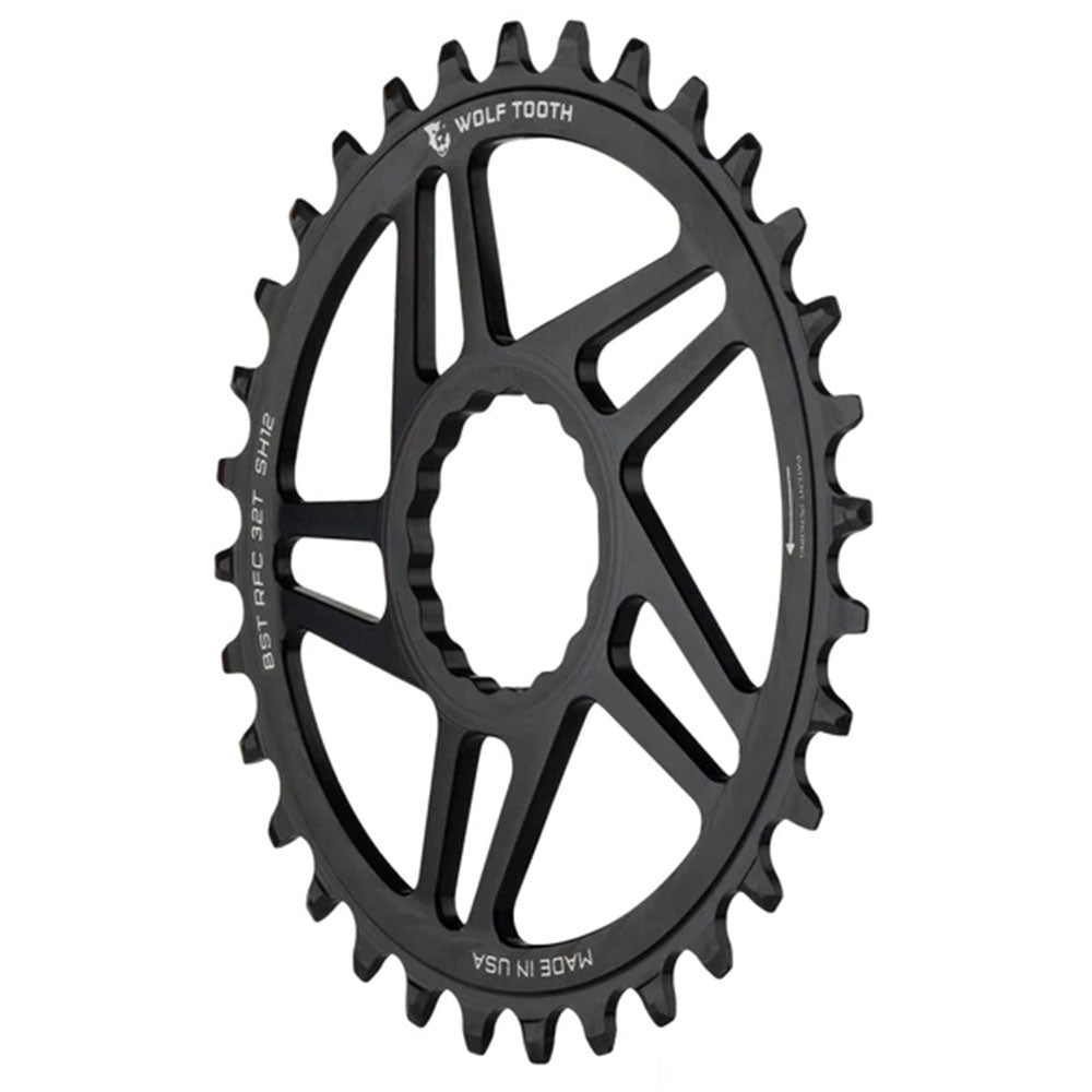 Wolf Tooth Components Cinch Boost Drop-Stop B Chainring, 34T, Black-0