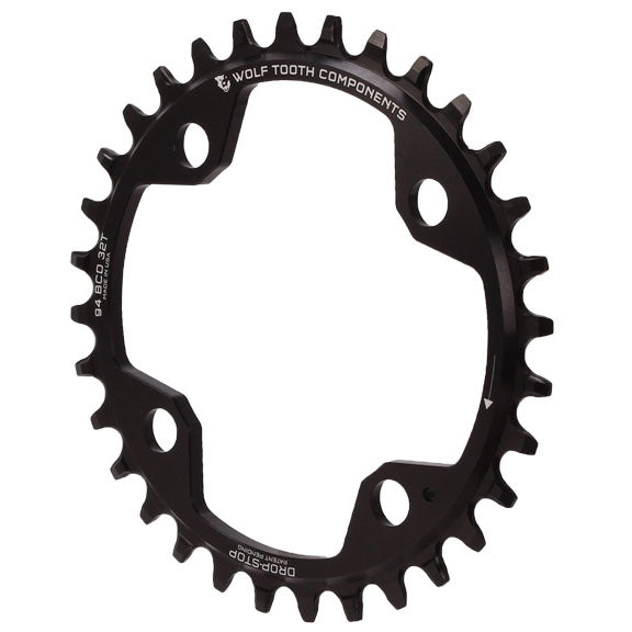 Wolf Tooth Components 4x94mm Chainring, 94BCD 32T, Black-0