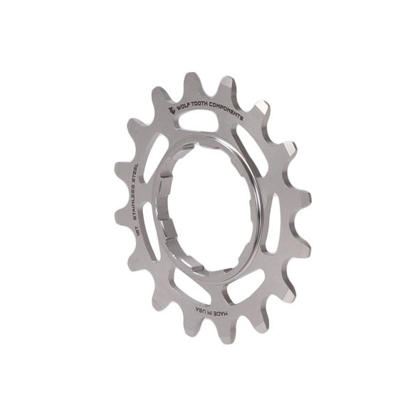 Wolf Tooth Components Stainless Steel Singlespeed Cog, 16t - Silver-0