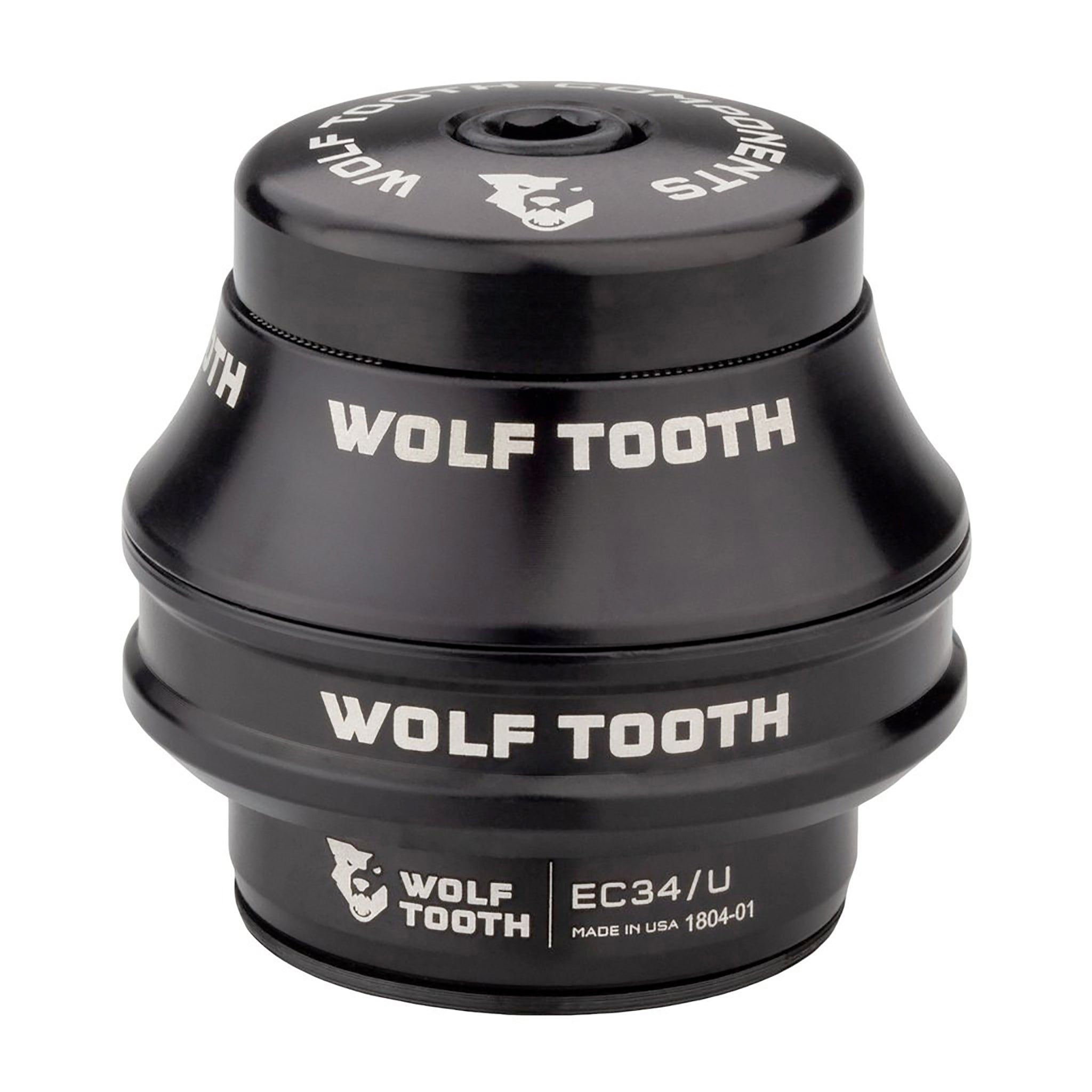 Wolf Tooth Components Upper Headset EC34/28.6, 16mm Stack(Performance), Blac-0