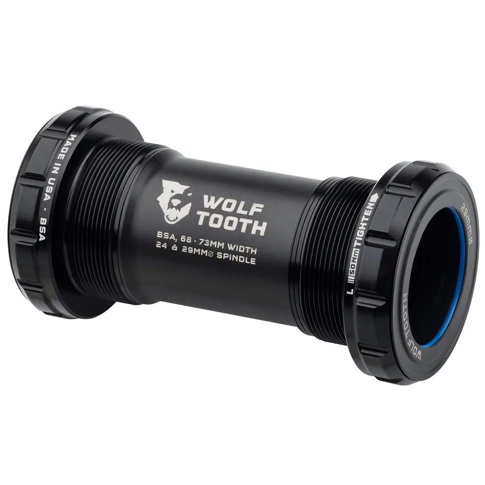 Wolf Tooth Components Bottom Bracket, BSA Shell, 29mm DUB, Black-0