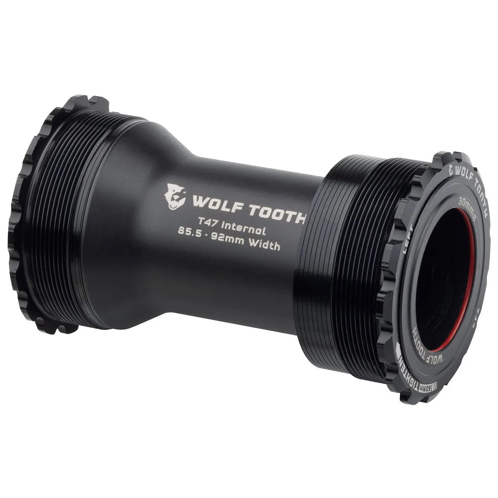 Wolf Tooth Components Bottom Bracket, T47 Internal, 30mm, Black-0