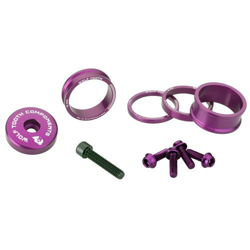 Wolf Tooth Components Anodized Bling Kit - Ultraviolet-0