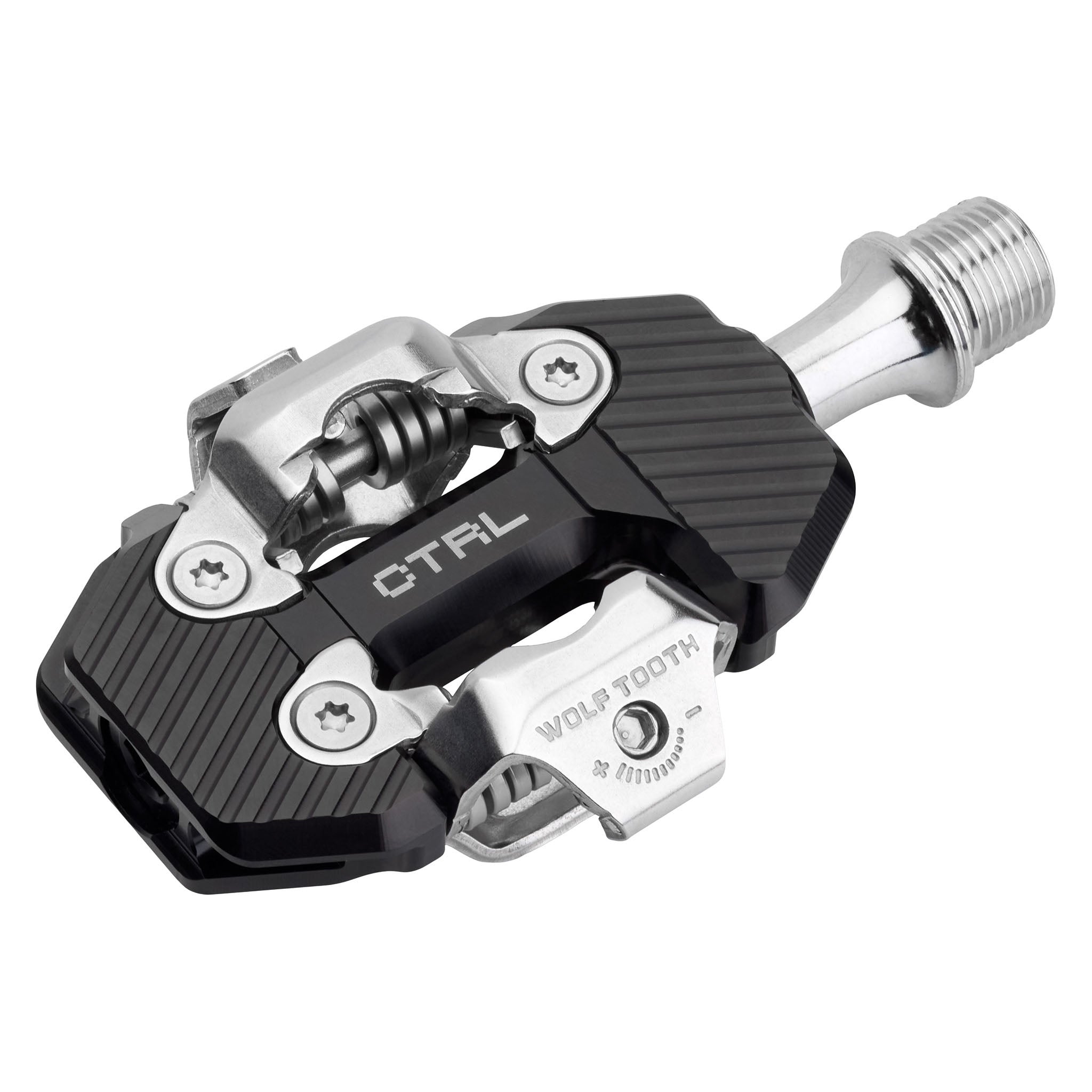Wolf Tooth Components CTRL Trail Clipless Pedal, Black-0