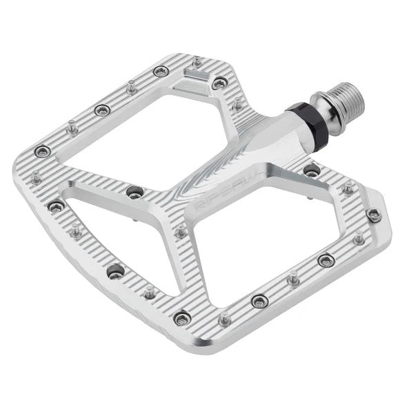 Wolf Tooth Components Ripsaw Platform Pedal - Raw Silver-0