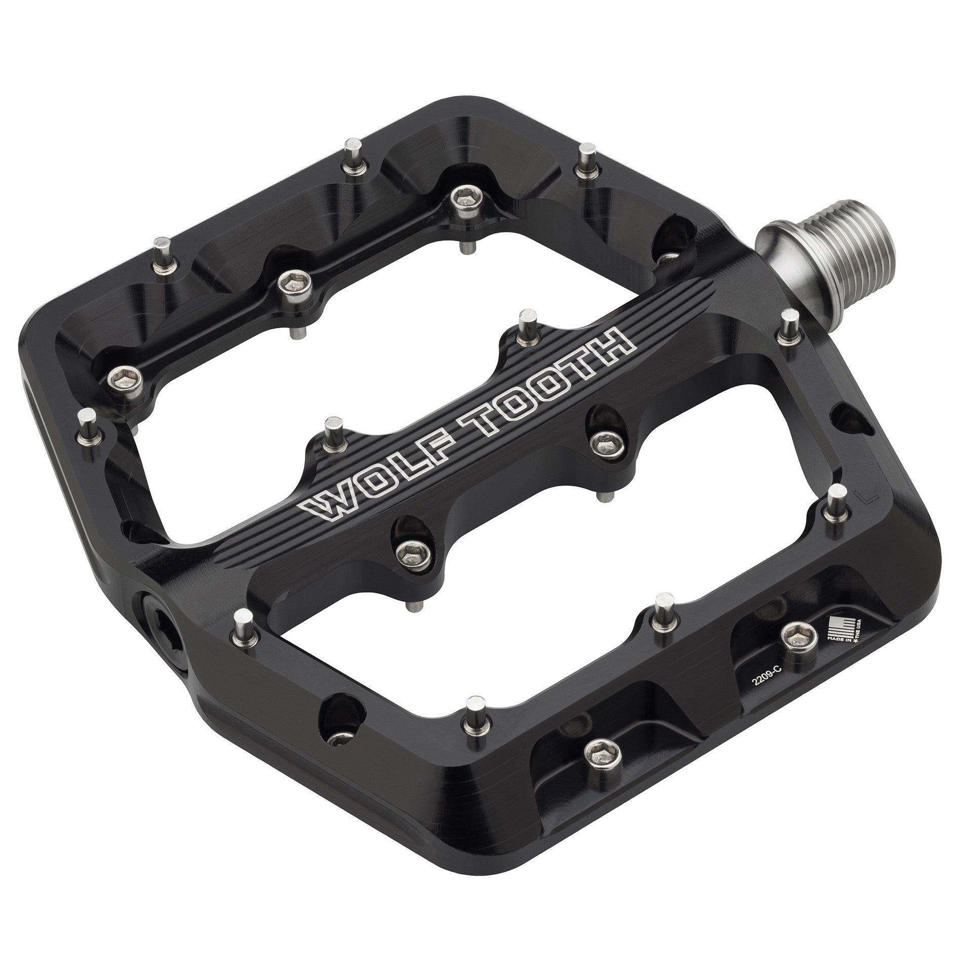 Wolf Tooth Components Waveform Platform Pedal, Large, Black-0