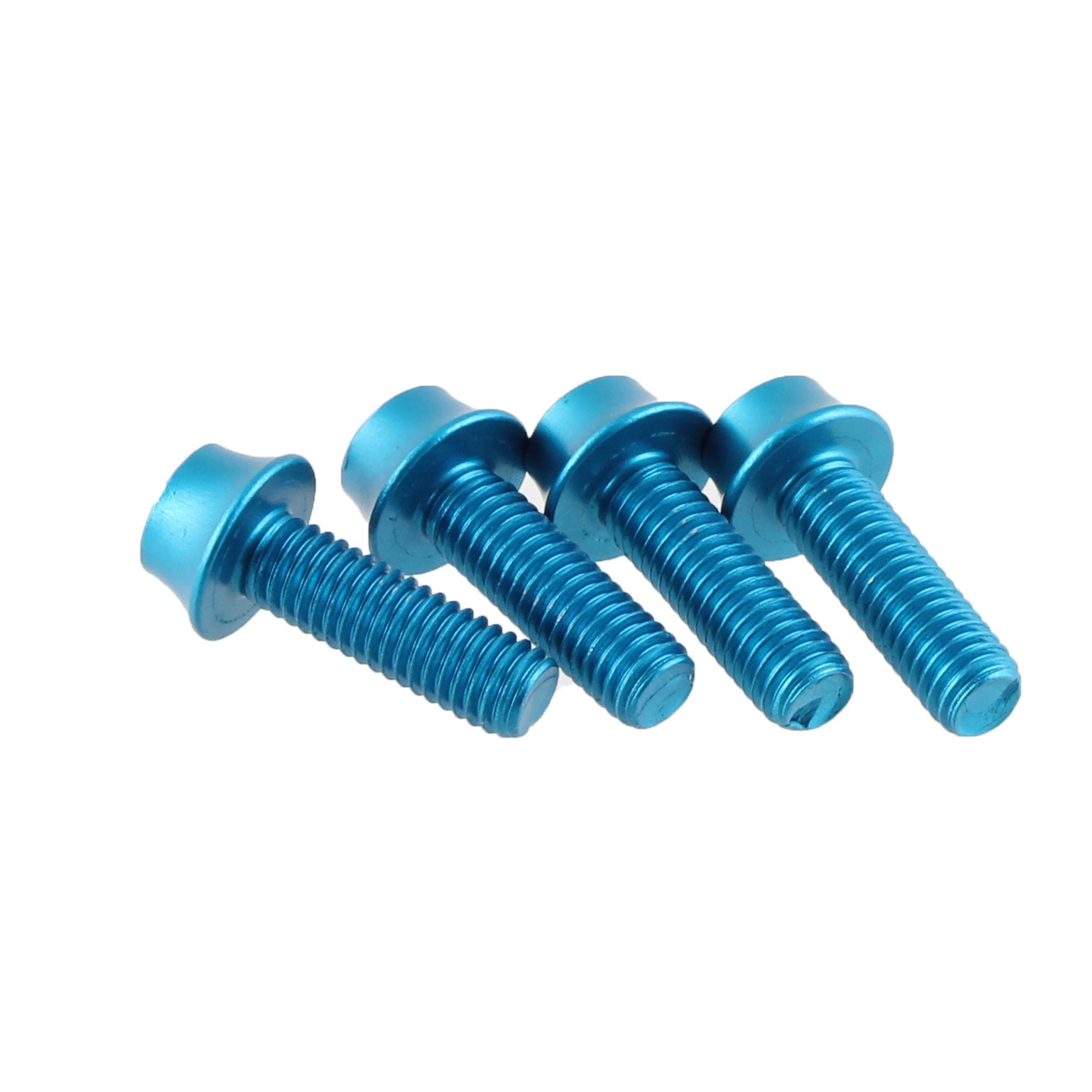 Wolf Tooth Components Aluminum Bottle Cage Bolt, 4 pcs - Blue-0