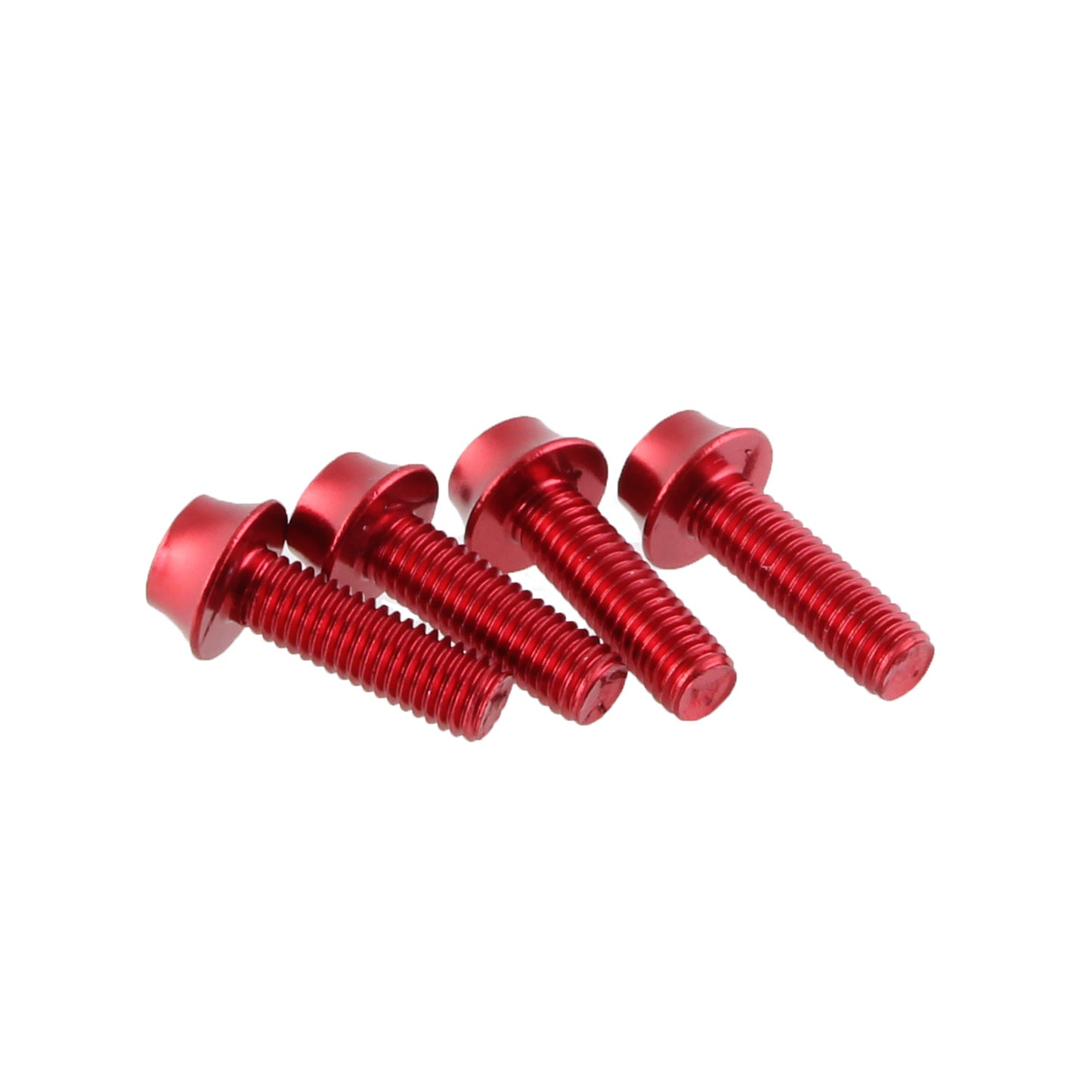 Wolf Tooth Components Aluminum Bottle Cage Bolt, 4 pcs - Red-0