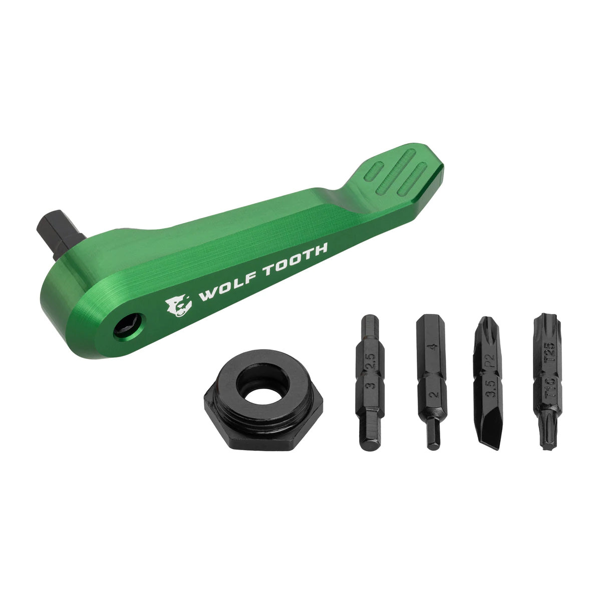 Wolf Tooth Components Axle Handle Multi-Tool, Green-0