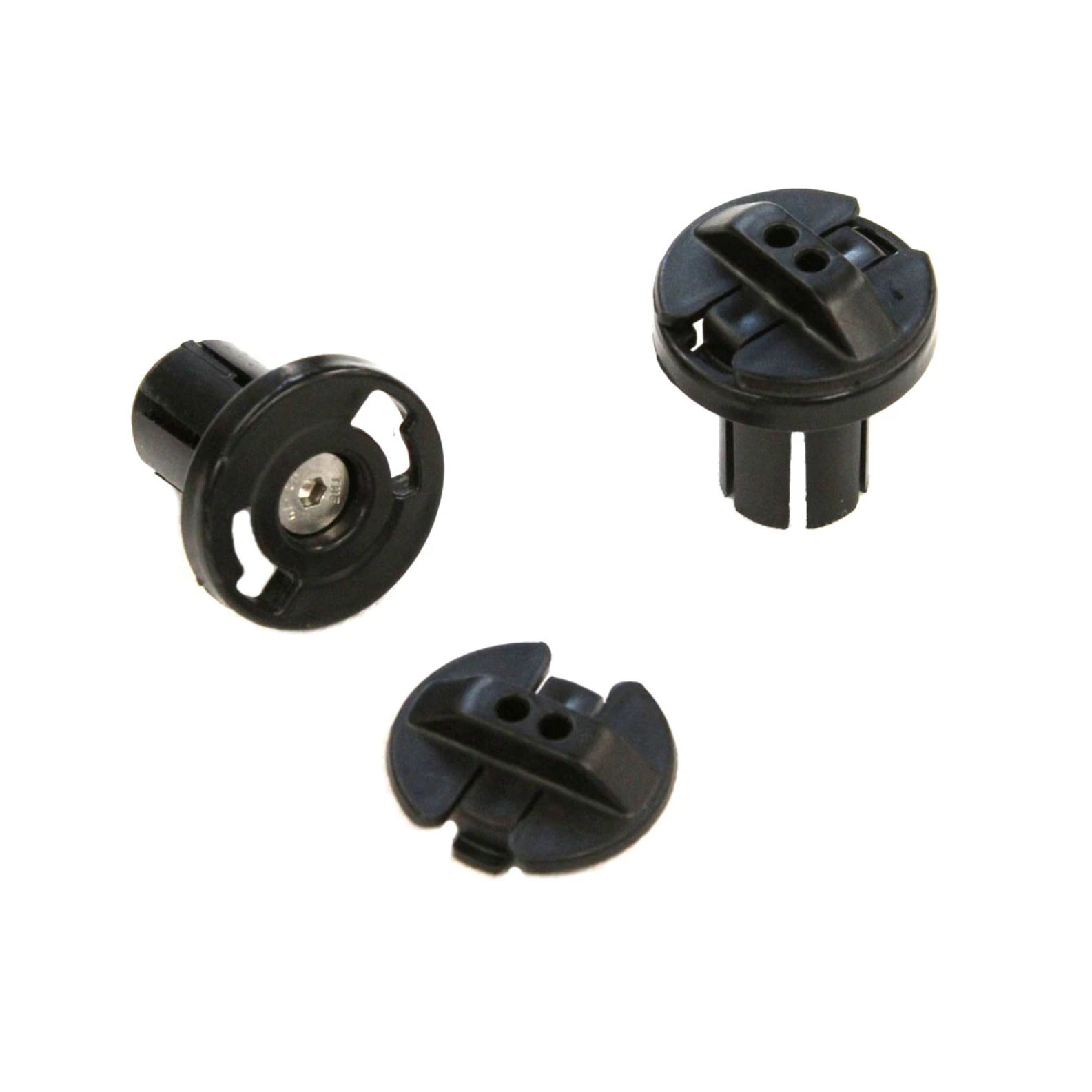 Wolf Tooth Components Pogie Bar Plugs, Black-0