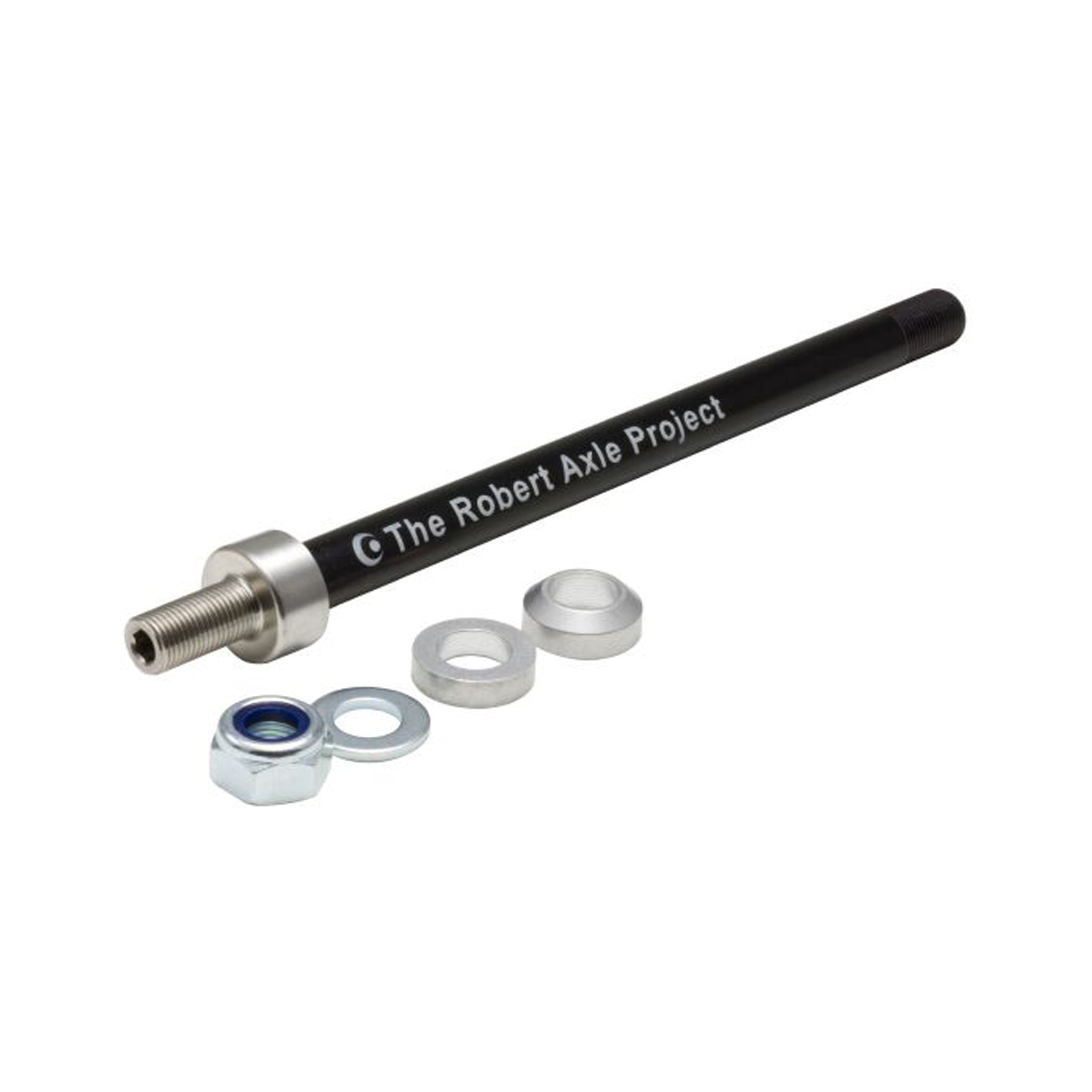 Robert Axle Project Kid Trailer Thru-Axle, 1.0x160mm - Black-0