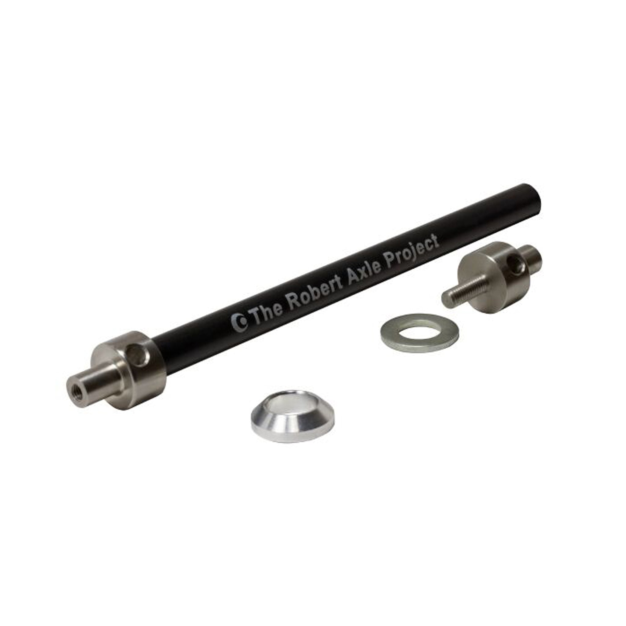 Robert Axle Project Bob Trailer Thru-Axle, 1.0x169-184mm - Black-0