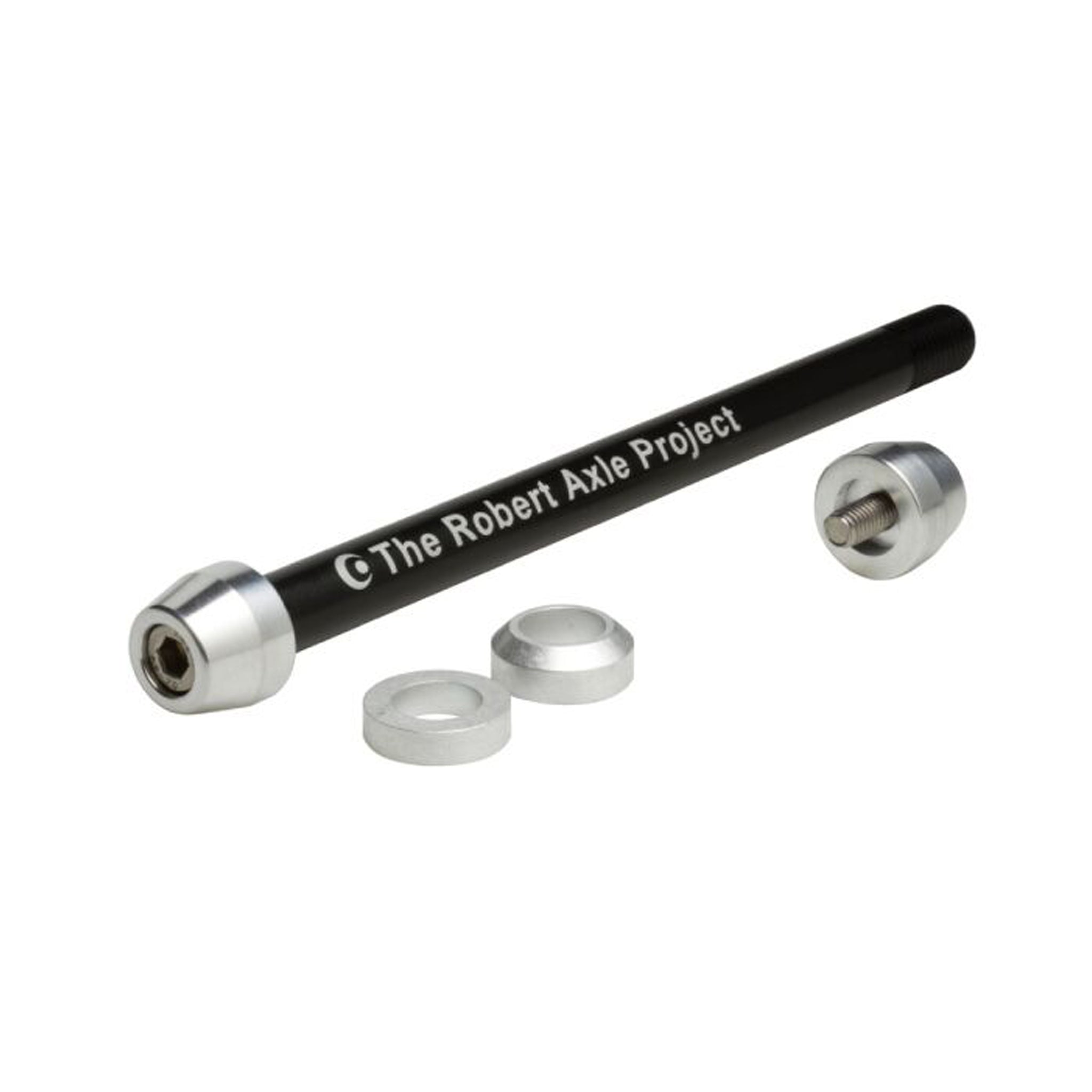 Robert Axle Project Trainer Thru-Axle, 1.0x160mm - Black-0
