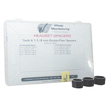 Wheels Mfg Carbon HS Spacer Kit, 1-1/8" Assorted Set/62 - Gloss-0