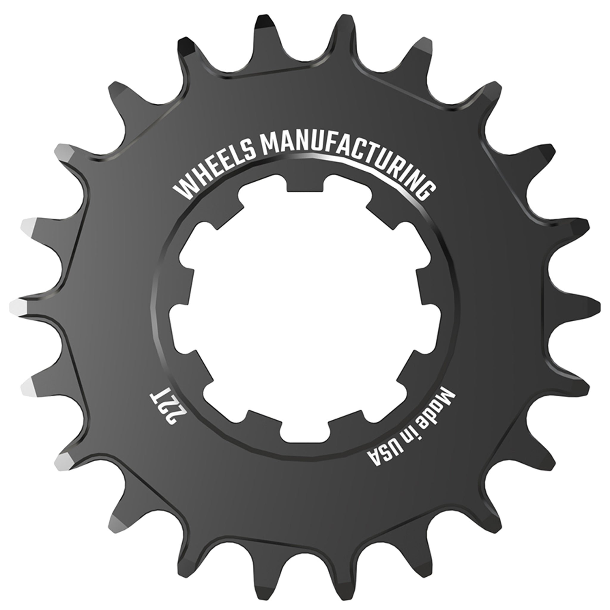 Wheels Mfg SOLO Singlespeed Cog, 22t, Black-0
