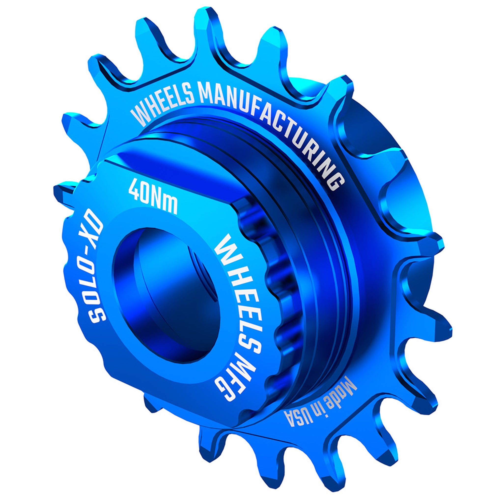 Wheels Mfg SOLO-XD Singlespeed Conversion Kit, Blue-0