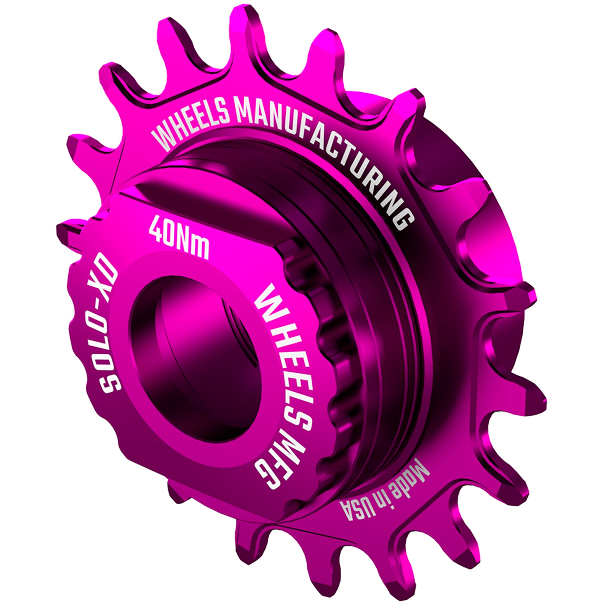 Wheels Mfg SOLO-XD Singlespeed Conversion Kit, Purple-0