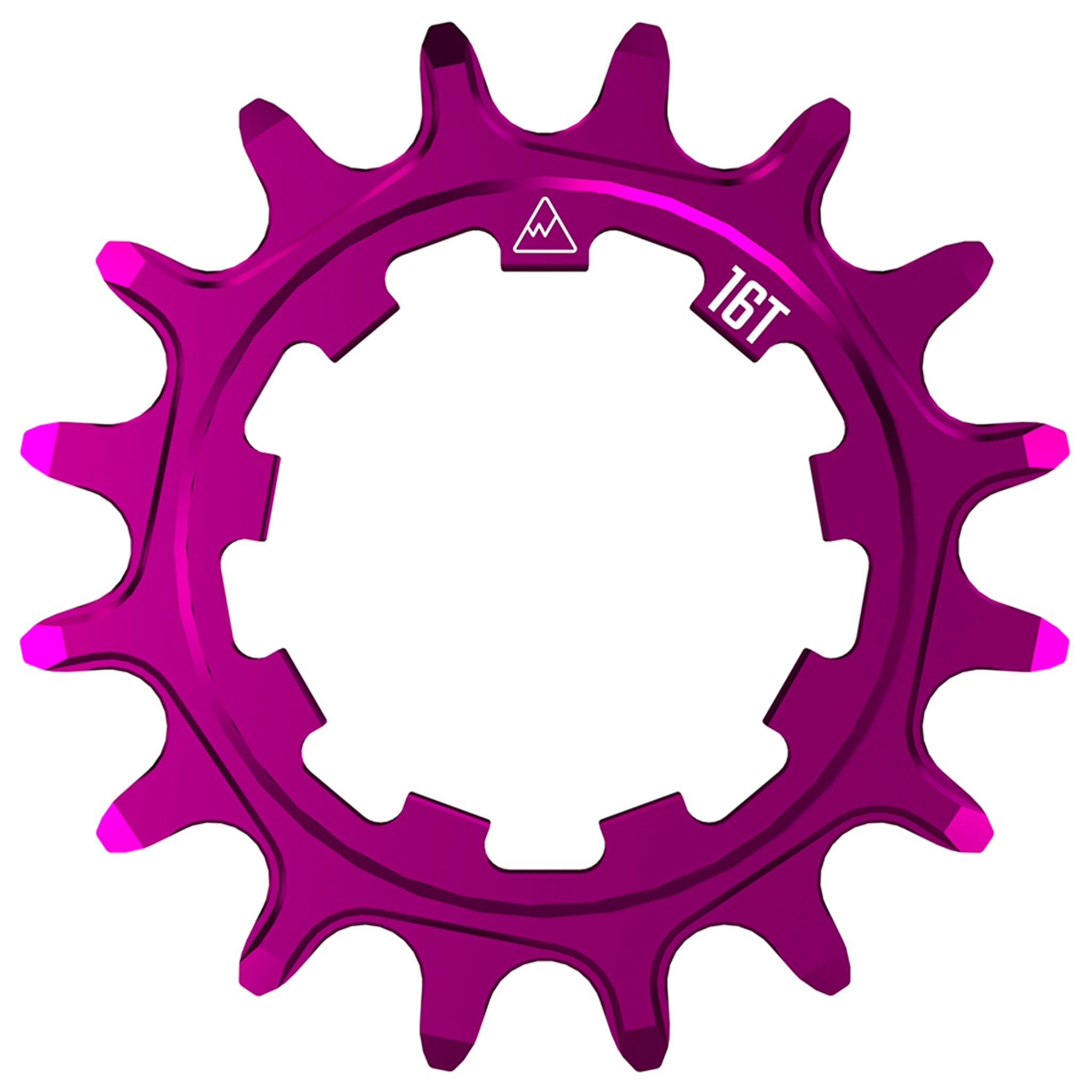 Wheels Mfg SOLO Singlespeed Cog, 16t, Purple-0