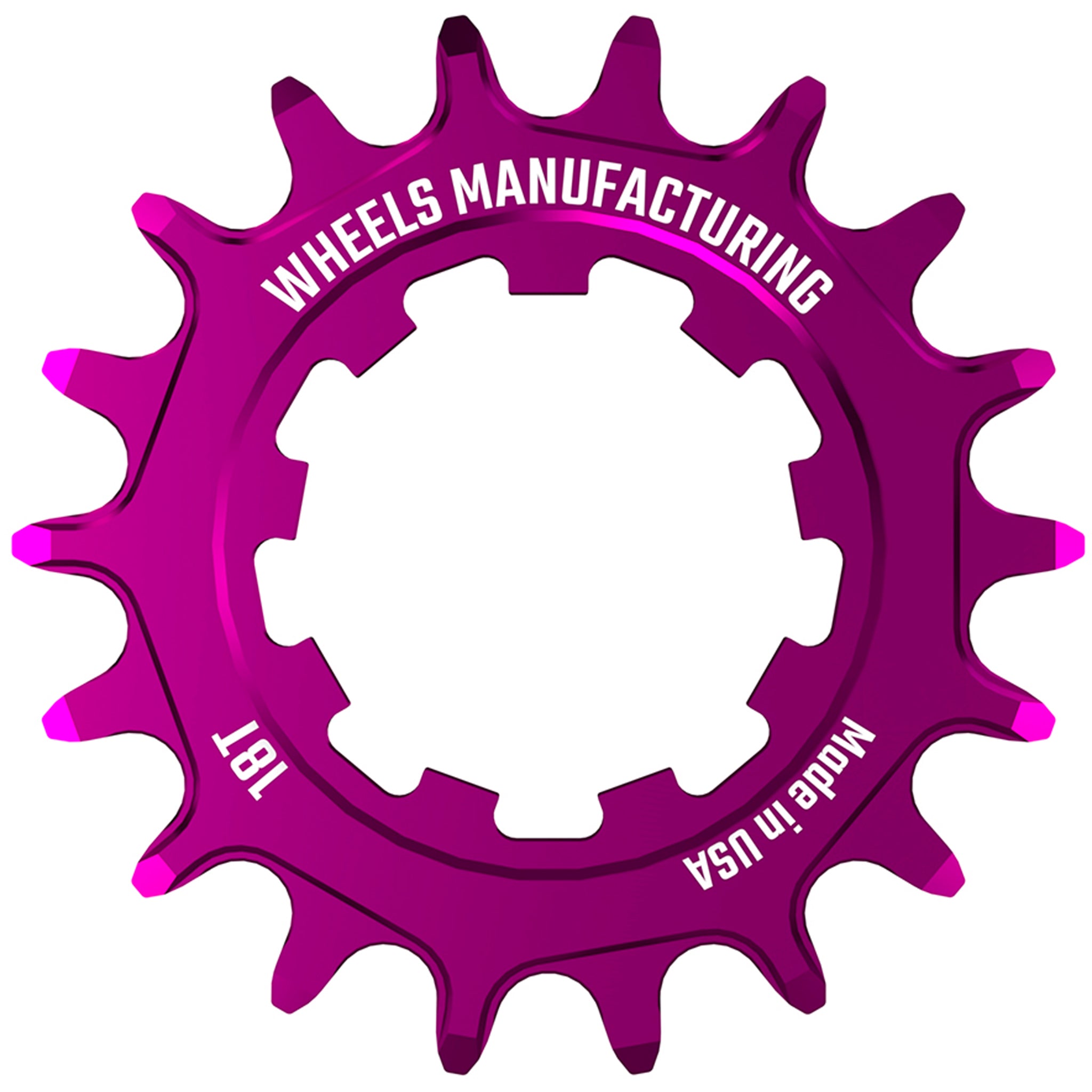 Wheels Mfg SOLO Singlespeed Cog, 18t, Purple-0