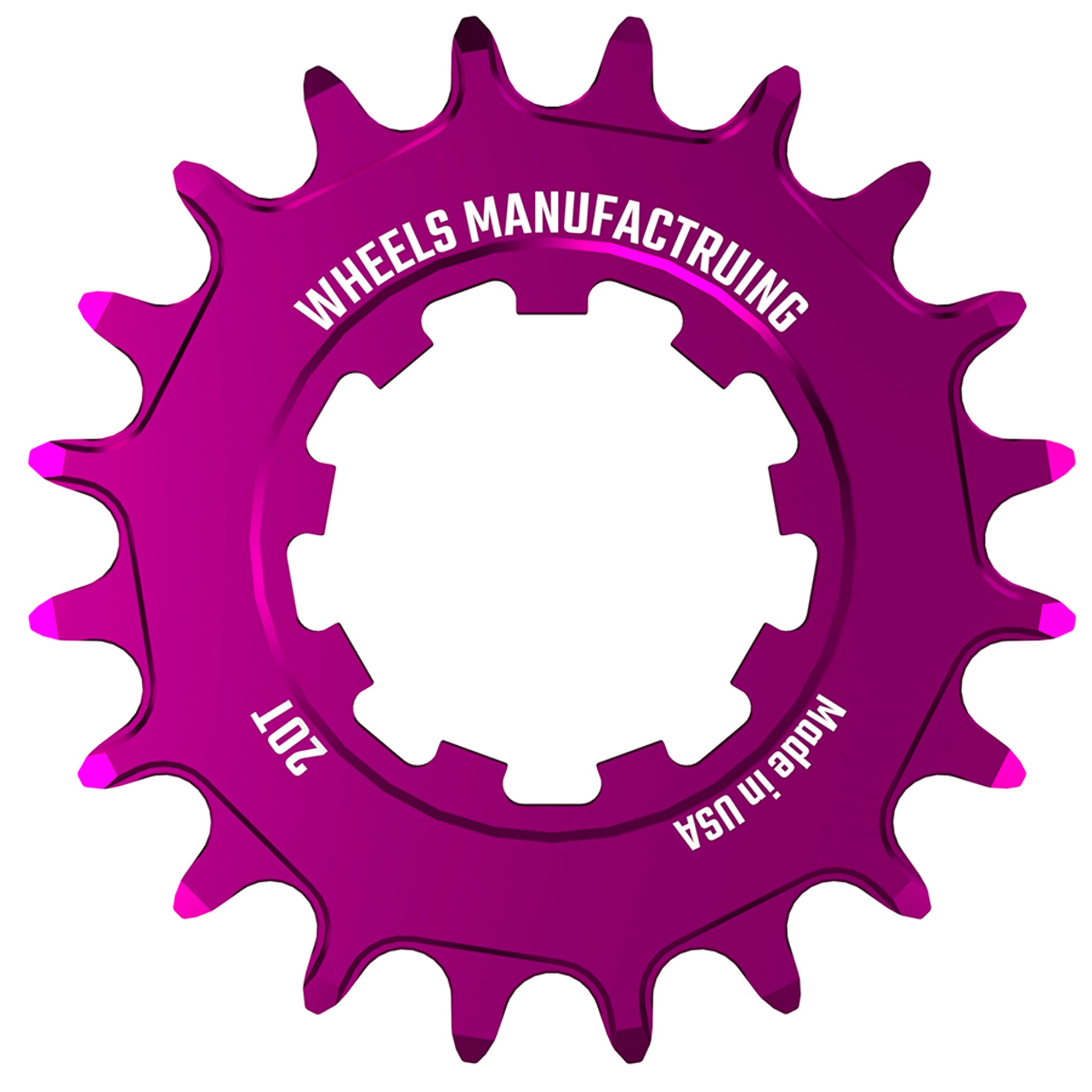 Wheels Mfg SOLO Singlespeed Cog, 20t, Purple-0
