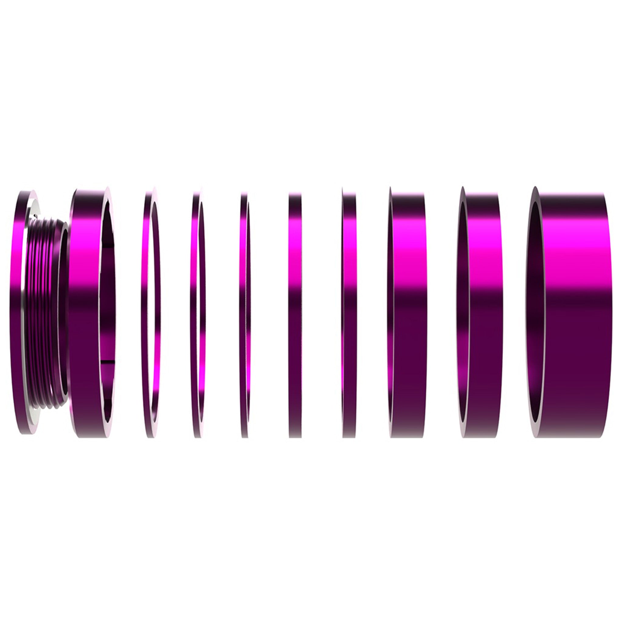 Wheels Mfg SOLO-HG Singlespeed Conversion Kit, Purple-0