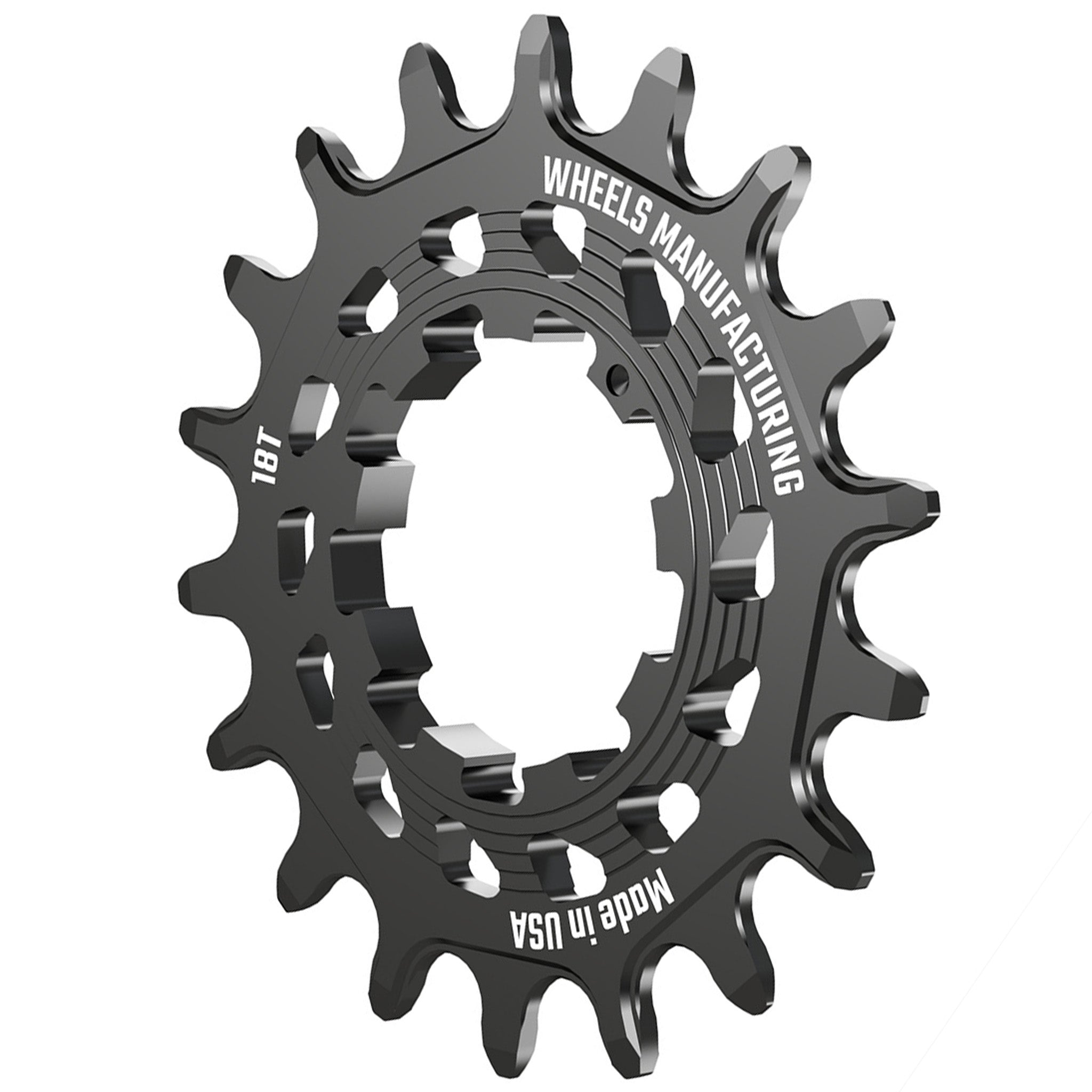 Wheels Mfg SOLO-HG Singlespeed Cog, 18t, Black-0