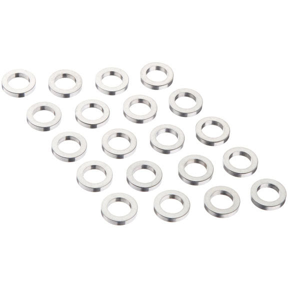 Wheels Mfg Rear Hub Axle Spacers, 1mm 20/Bag-0