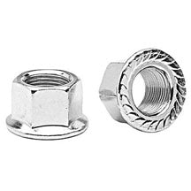 Wheels Mfg Axle Nut, Steel - 3/8"(9.5mm)X24tpi Each-0