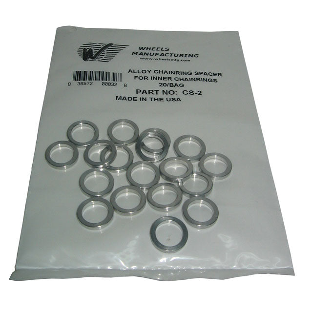 Wheels Mfg Chainring Micro Shim, Middle 0.6mm 20/Count-0