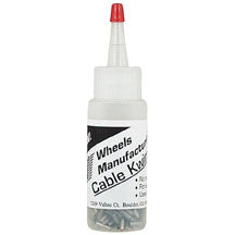 Wheels Mfg Cable Crimps, 1.2mm Silver 250/Bottle-0