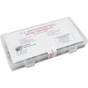 Wheels Mfg Stainless Fastener Kit, 4,5,6mm - 218pcs-0