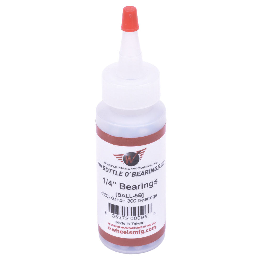 Wheels Mfg Carbon Bearings, 1/4" - 250/Bottle-0