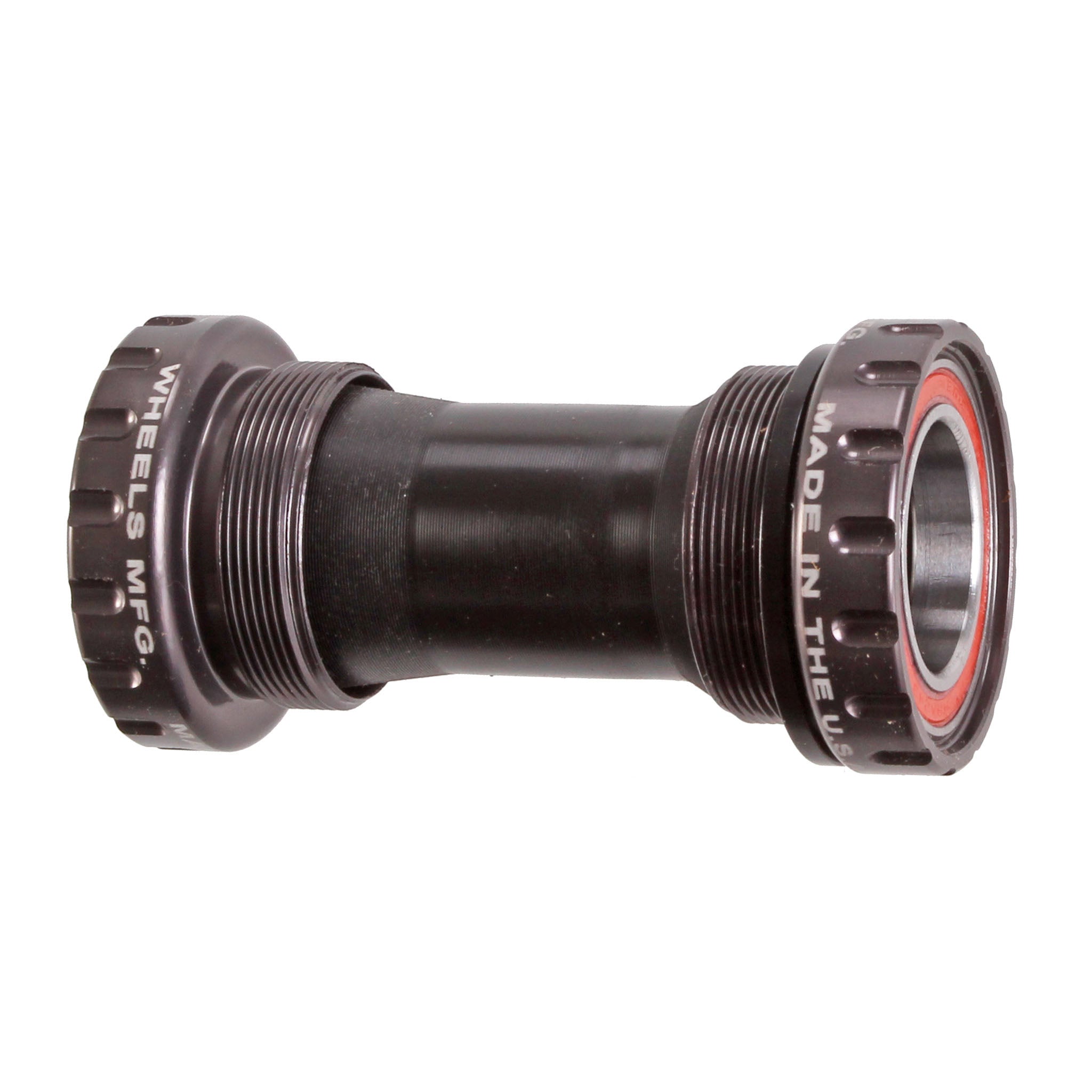 Wheels Mfg BSA Threaded BB, Road, 24mm Angular Contact, Gray-0