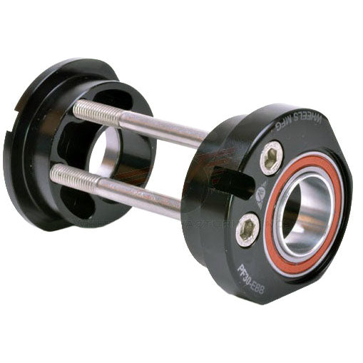 Wheels Mfg PF30 EBB, 24/22mm GXP Angular Contact, Black-0