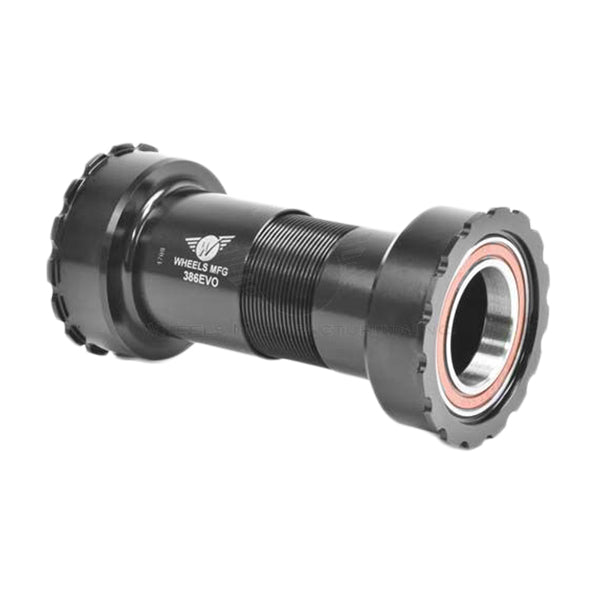 Wheels Mfg 386EVO Threaded BB, 24mm, Angular Contact - Black-0