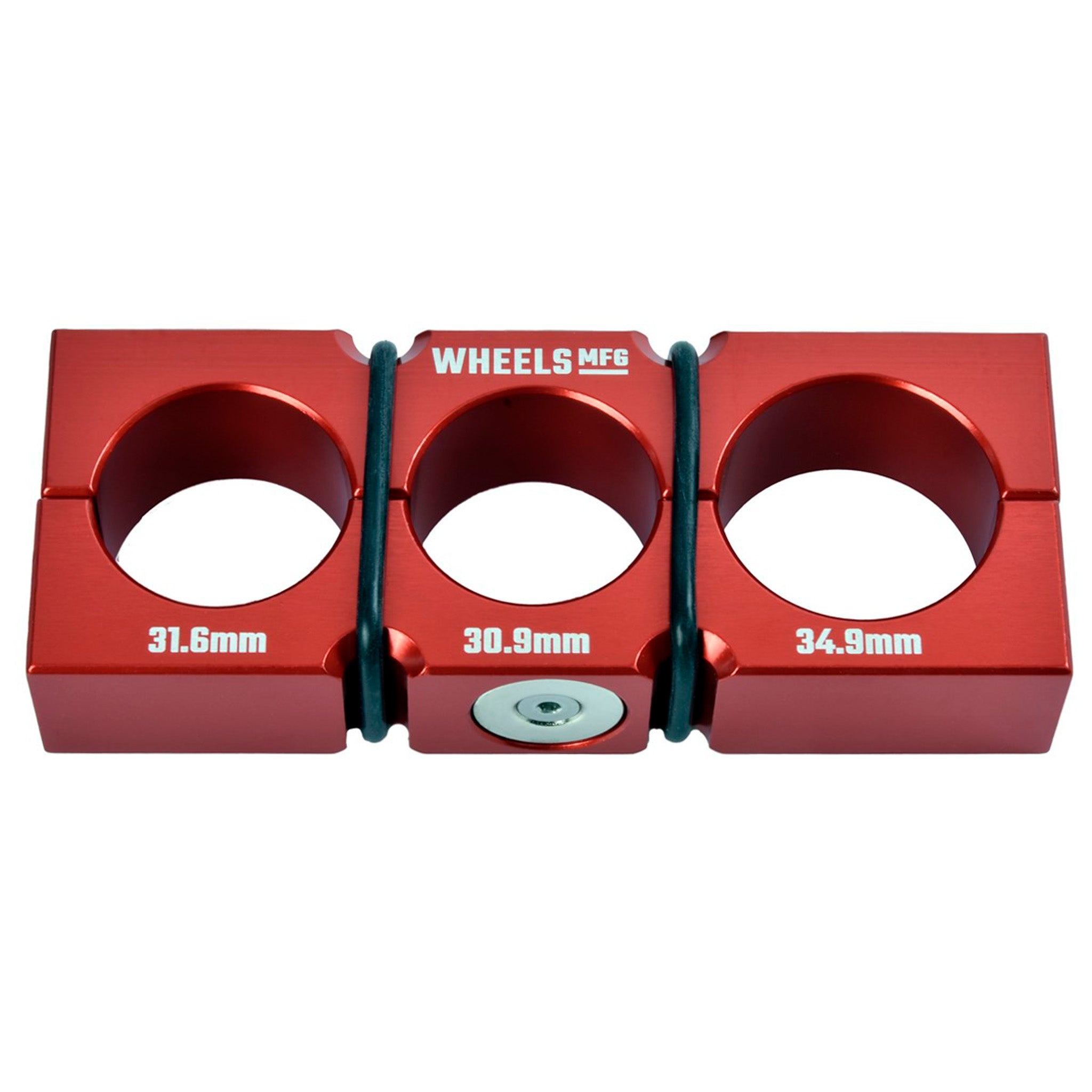 Wheels Mfg Vice Shaft Clamp, Dropper Seat Posts, Red-0