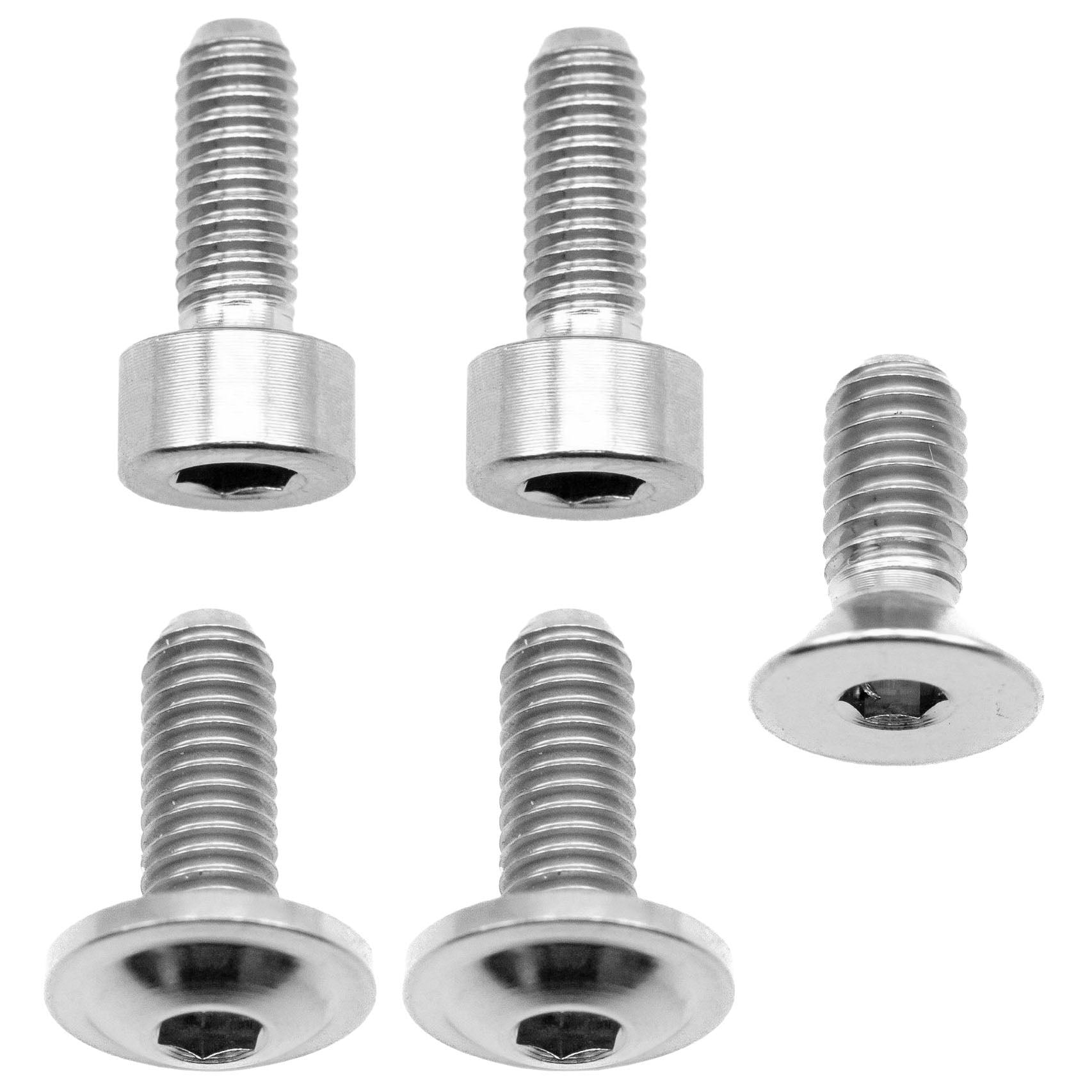 Better Bolts Fox 36 Fork Titanium Bolt Kit, Fit4/GripSL,Silver,5/Co-0