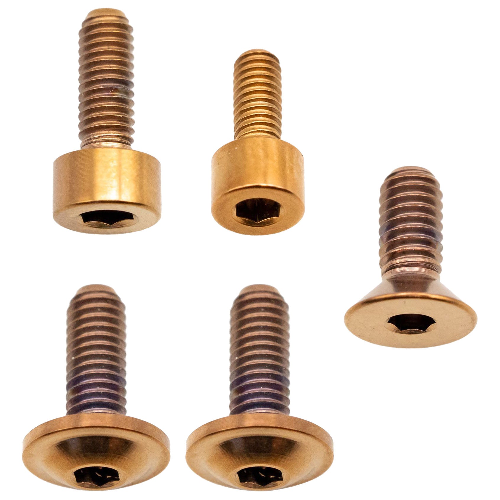 Better Bolts Fox 36 Fork Titanium Bolt Kit, Grip,Copper, 6/C-0