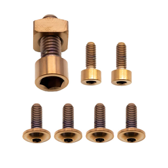 Better Bolts Fox 36 Fork Titanium Bolt Kit, Grip,Copper, 7/Count-0